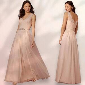 BHLDN Hitherto Fleur dress Peach Blush Size 6